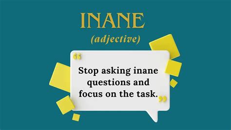 inane synonym|Inane Definition & Meaning .